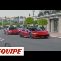 Charles Leclerc traverse Monaco à fond au volant d'une Ferrari - F1 - Film