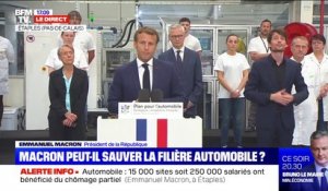 Automobile: Emmanuel Macron veut produire en France plus d'un million de véhicules propres en 2025