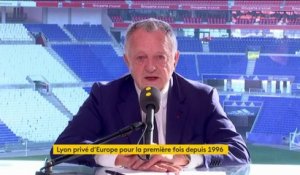 Jean-Michel Aulas, président de l'OL, réclame aussi, "bien sûr", la reprise du championnat féminin de D1, où Lyon a terminé en tête
