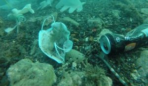 Environnement : la Méditerranée polluée par les masques et gants jetables