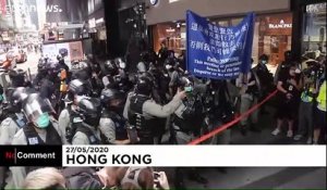 Hong Kong : manifestation contre un nouveau projet de loi anti-démocratie