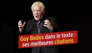 Guy Bedos dans le texte : ses meilleures citations