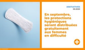 En septembre, les protections hygiéniques seront distribuées gratuitement aux femmes en difficulté