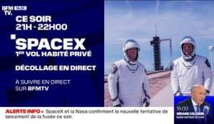 SpaceX et la Nasa confirment la nouvelle tentative de lancement de la fusée Falcon 9 ce samedi soir