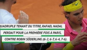 Il y a 11 ans - Rafael Nadal sorti par Söderling, la terre de Roland a tremblé !