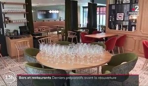 Bars et restaurants : derniers préparatifs avant la réouverture