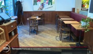 Déconfinement : le retour des clients en terrasse des restaurants et cafés parisiens
