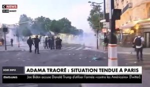 Mobilisation en faveur de Adama Traoré - Les images des incidents de la nuit à Paris, devant le Palais de Justice où près de 20.000 personnes ont défilé, malgré l'interdiction, hier soir