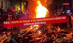 Paris : heurts en marge d'un rassemblement contre les violences policières