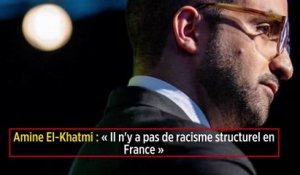 Amine El-Khatmi : « Il n'y a pas de racisme structurel en France »