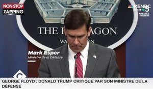 George Floyd : Donald Trump critiqué par son ministre de la Défense (vidéo)