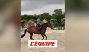 Elodie Clouvel heureuse de reprendre l'équitation - Pentathlon - WTF