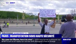 Un important dispositif de police a été mis en place pour la manifestation contre le racisme et les violences policières à Paris