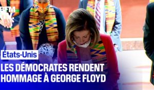 États-Unis: un genou à terre, les démocrates rendent hommage à George Floyd
