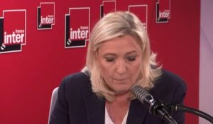 Marine Le Pen : "Le comportement du gouvernement m'inquiète. Ce que nous avons vécu depuis trois jours est la révélation de l'abandon par le gouvernement de l'état de droit."