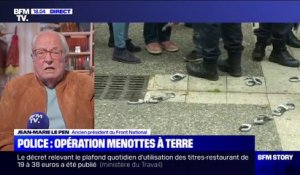 Jean-Marie Le Pen parle d'"accusations excessives" contre la police