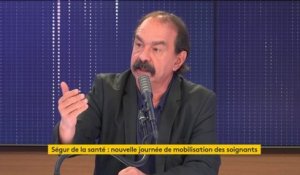 Hôpital : "Le diagnostic est fait, c'est des réponses qu'attendent les soignants, et ça traîne", affirme Philippe Martinez