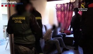 Démantèlement d'une organisation de trafic d'être humains basée en Espagne