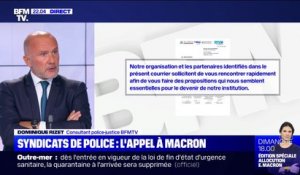 L'ensemble des syndicats de police ont envoyé une lettre à Emmanuel Macron