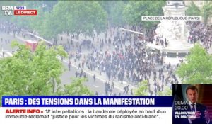 Manifestation contre le racisme: des tensions en cours à Paris