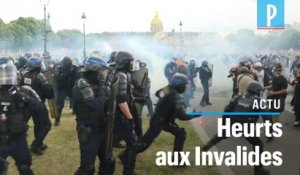 Manifestation des soignants : vives échauffourées à Paris