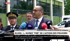 Dijon : Laurent Nuñez «fier» de l'action des policiers