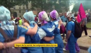 Hôpital : les soignants ont montré leur colère dans la rue