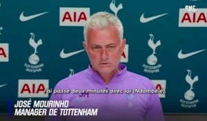 Tottenham : Mourinho raconte pourquoi il n'a pas respecté le confinement avec Ndombélé (et l'encense)