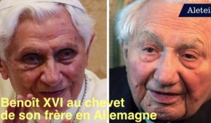 Benoît XVI en visite surprise en Allemagne, au chevet de son frère