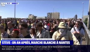 À Nantes, la marche blanche en hommage à Steve Maia Caniço a débuté
