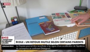 Ecole : un retour critiqué par certains parents