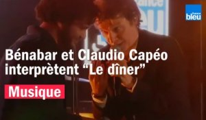 Bénabar et Claudio Capéo interprètent "Le Dîner" lors du France Bleu Live spécial Fête de la Musique 2020