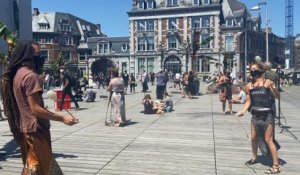 Manifestation du secteur culturel à Namur