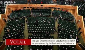 Irlande : le dirigeant du Fianna Fail Micheál Martin élu Premier ministre par les députés