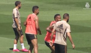 Real Madrid - Le festival offensif des Galactiques à l'entraînement