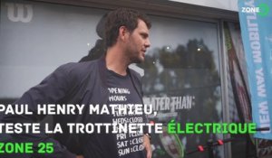 Le Mag Tennis Actu - Quand Paul-Henri Mathieu se met à la trottinette éléctrique de Zone-25 !