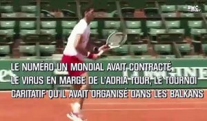 Tennis : Djokovic désormais testé négatif au Covid-19