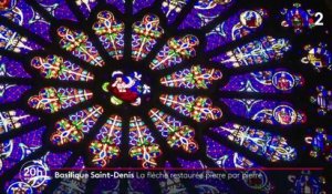 Basilique Saint-Denis : la flèche restaurée pierre par pierre