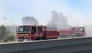 Feu à Martigues : l’intervention des pompiers en vidéo