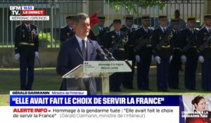 Gérald Darmanin: "Mélanie Lemée suscite notre admiration"