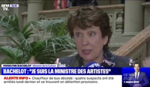 Roselyne Bachelot: "Je suis la ministre des artistes et des territoires"