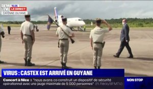 Coronavirus: Jean Castex est arrivé à Cayenne pour une courte visite en Guyane