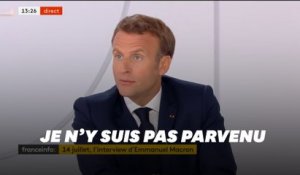 Macron comprend la "détestation" à son égard mais rejette la "haine"