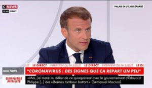 « Je souhaite que dans les prochaines semaines on rende obligatoire le masque dans tous les lieux publics clos », annonce Emmanuel Macron