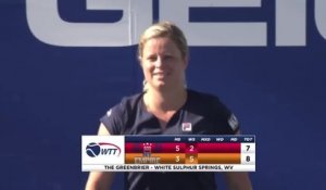 Kim Clijsters décroche sa première victoire depuis son retour