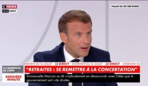 Emmanuel Macron : "On ne résout pas une crise comme celle-ci en augmentant les impôts"
