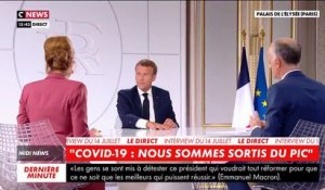 Emmanuel Macron: "Je souhaite qu'on rende le masque obligatoire dans tous les lieux publics clos dès le 1er août"