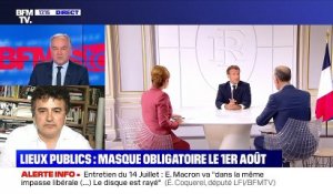 Story 2 : Le masque obligatoire le 1er août dans les lieux publics, "une mesure hyper importante" selon Patrick Pelloux - 14/07