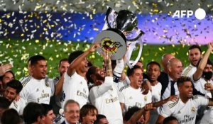 Football: le Real Madrid sacré champion d'Espagne pour la 34e fois