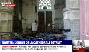 Nantes: les premières images de l'intérieur de la cathédrale